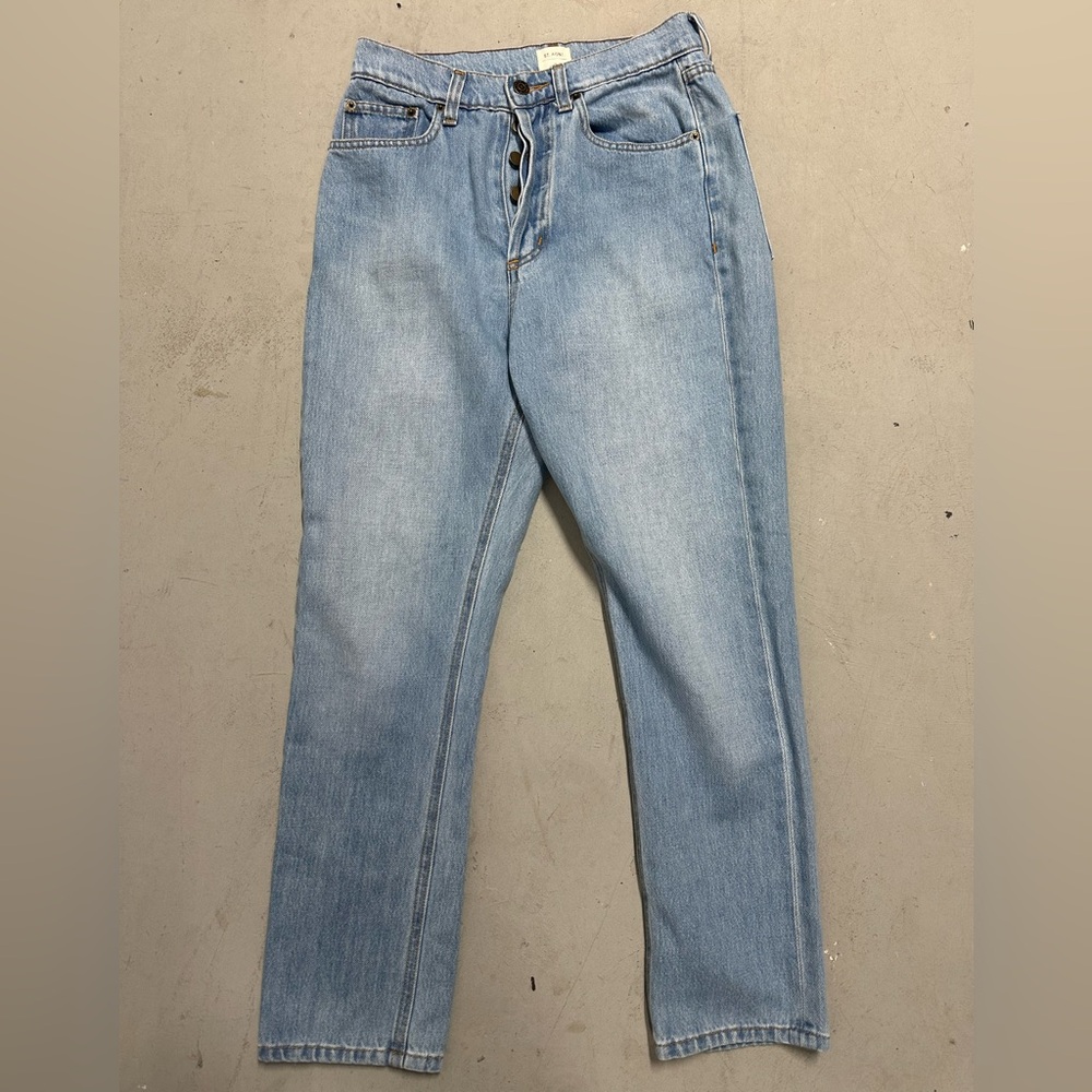 St. Agni Light Blue Straight Leg Jeans